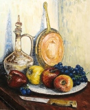 n°42.  Assiétte de fruits - Tableaux  de  Provence 1