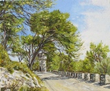 n°135.  Montée de Saint Michel de Frigolet - Tableaux  de  Provence 1