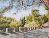 n°51.  Promenade à St.Michel de Frigolet - Tableaux  de  Provence 1