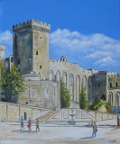 n° 336     Le palais des papes - Tableaux  de  Provence 1