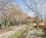 n°29.  Promenade d'hiver - Tableaux  de  Provence 2