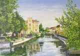 n°131.  Isle sur Sorgue - Tableaux  de  Provence 2