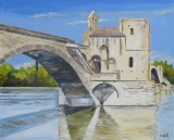 n° 349.        Pont st.  Bénèzet - Tableaux  de  Provence 2