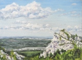 n°05.  Vu des Alpilles - Tableaux de provence  3